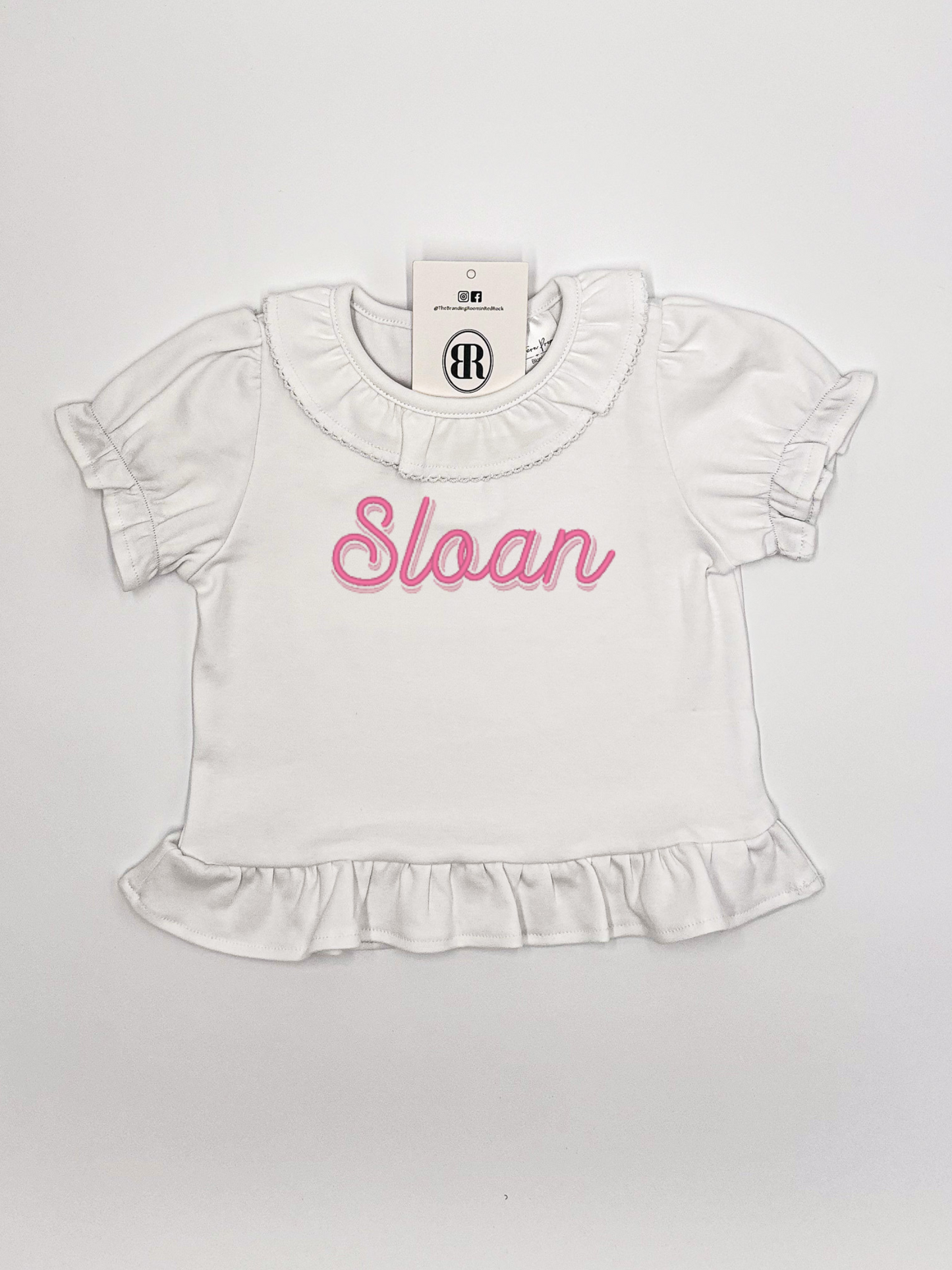 Sadie Ruth Ruffle Neck Shirt