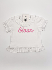 Sadie Ruth Ruffle Neck Shirt