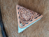 TOOLED LEATHER COIN PURSE 2