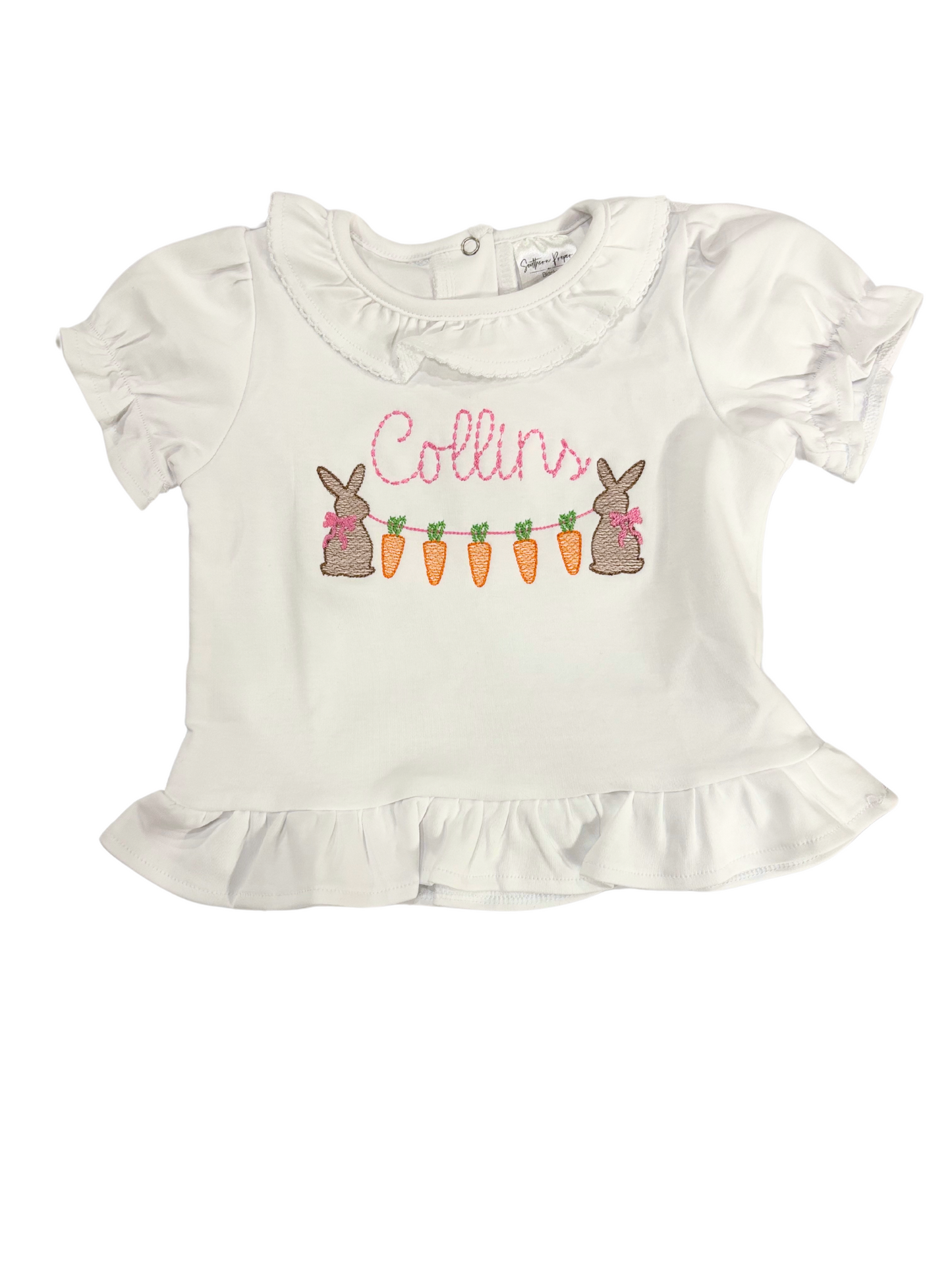Sadie Ruth Ruffle Neck Shirt