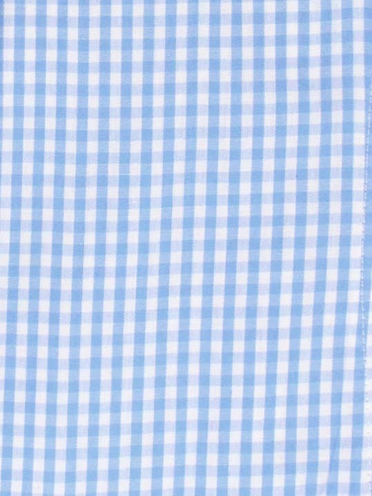 Rugged Butts Boys Cornflower Blue Gingham Short Sleeve Button Down Shirt
