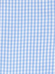 Rugged Butts Boys Cornflower Blue Gingham Short Sleeve Button Down Shirt