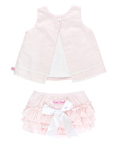 Savannah Ruffle Butts Top & Bloomer Set