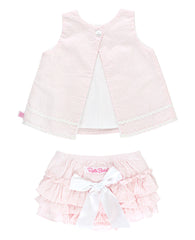 Savannah Ruffle Butts Top & Bloomer Set