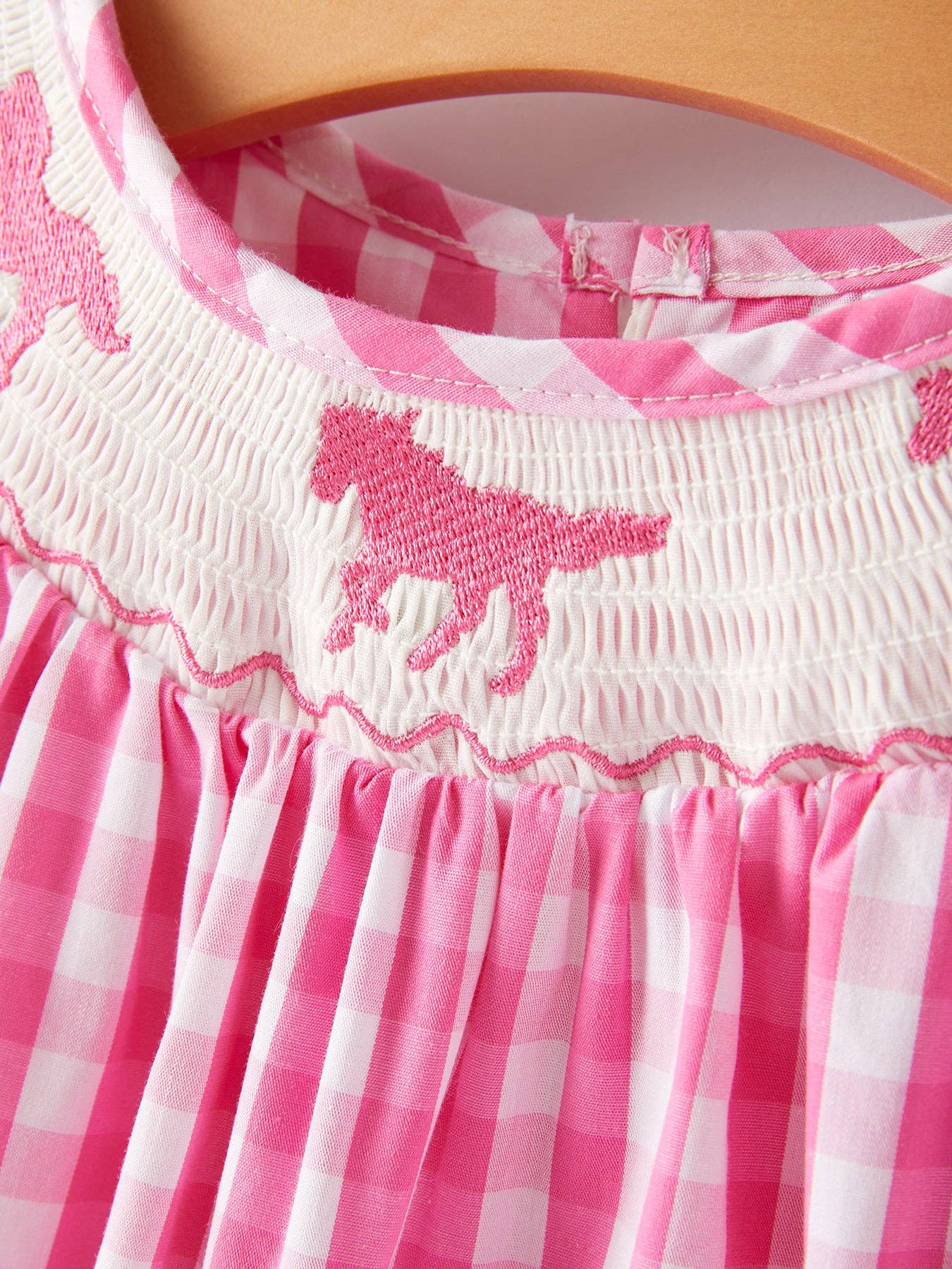 Ellie Embroidery Smock Dress
