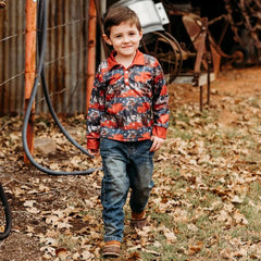 Shea Baby USA Cowboy LS Polo