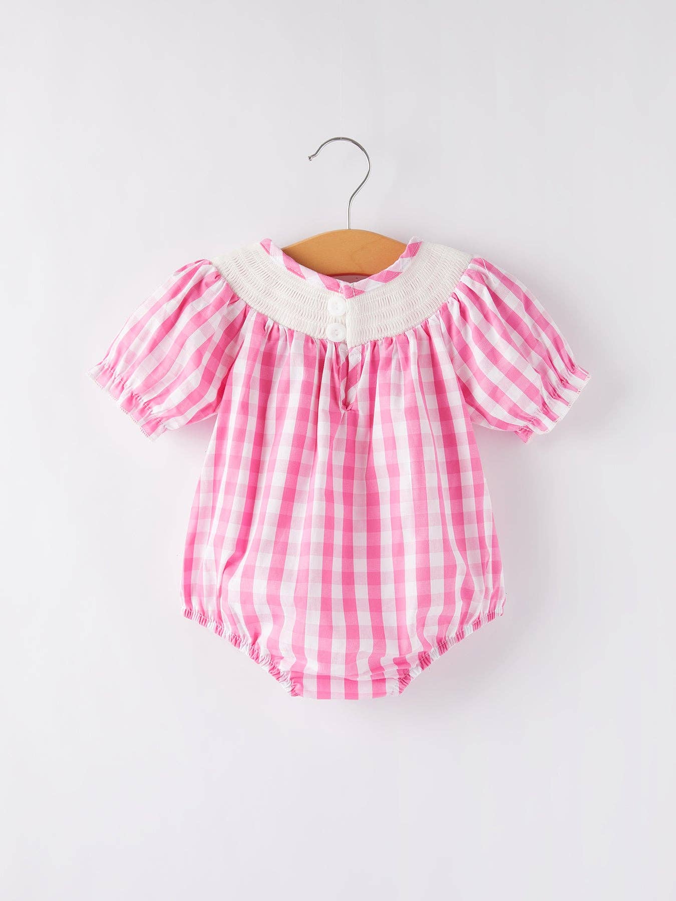 Hazel Cowgirl Smocking Girls Romper