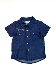 Cowboy UP Midnight Shirt- Shea Baby