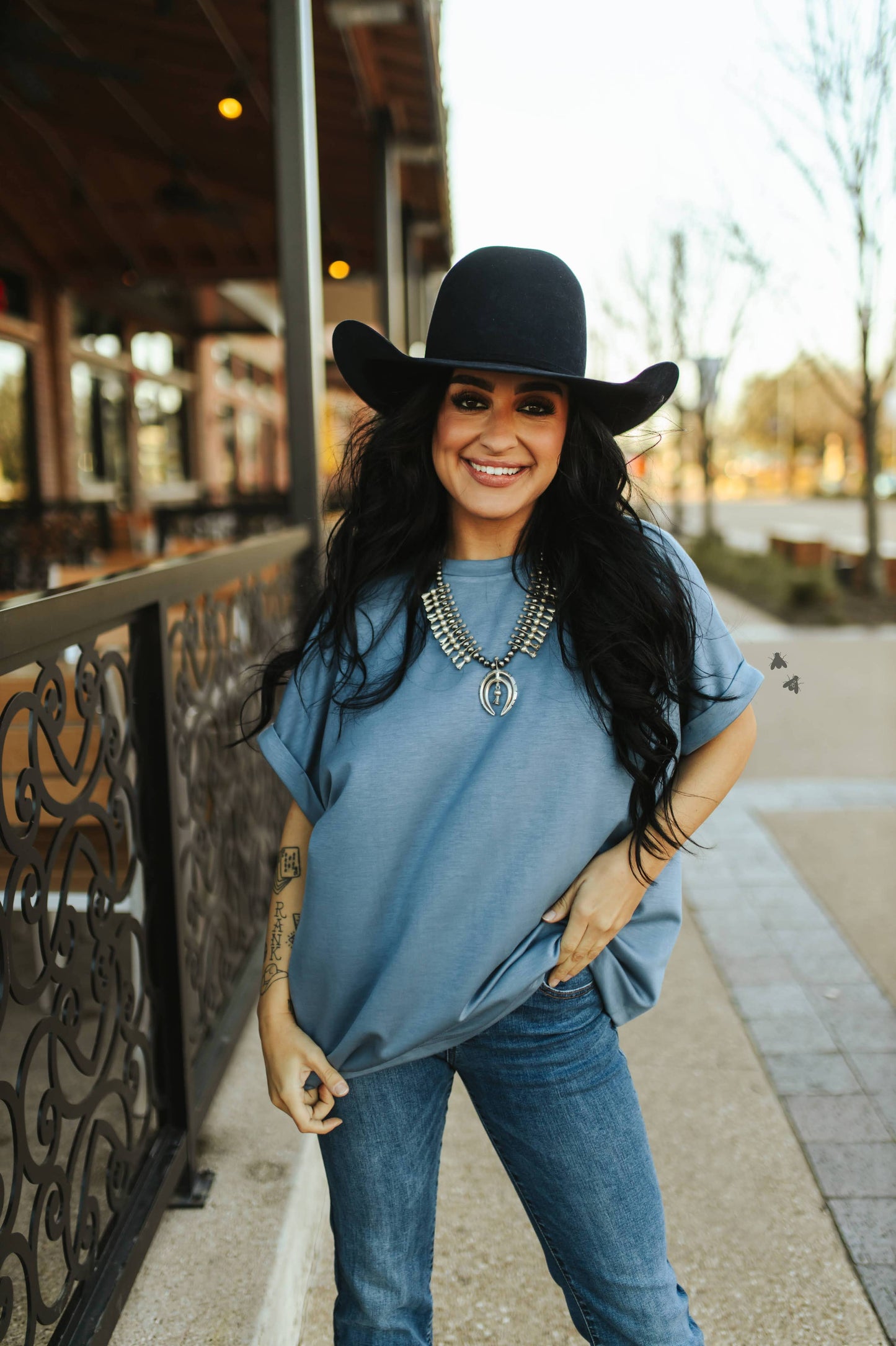 JUNE: CLOUD BASIC MOM CUFF *DENIM