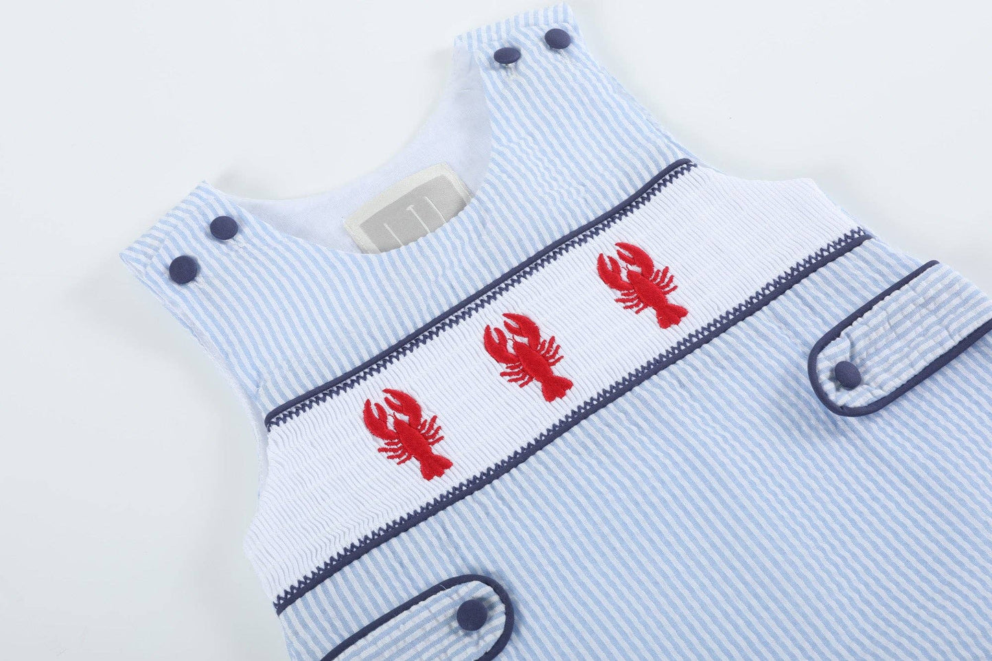 Brock Crawfish Smocked Shortalls