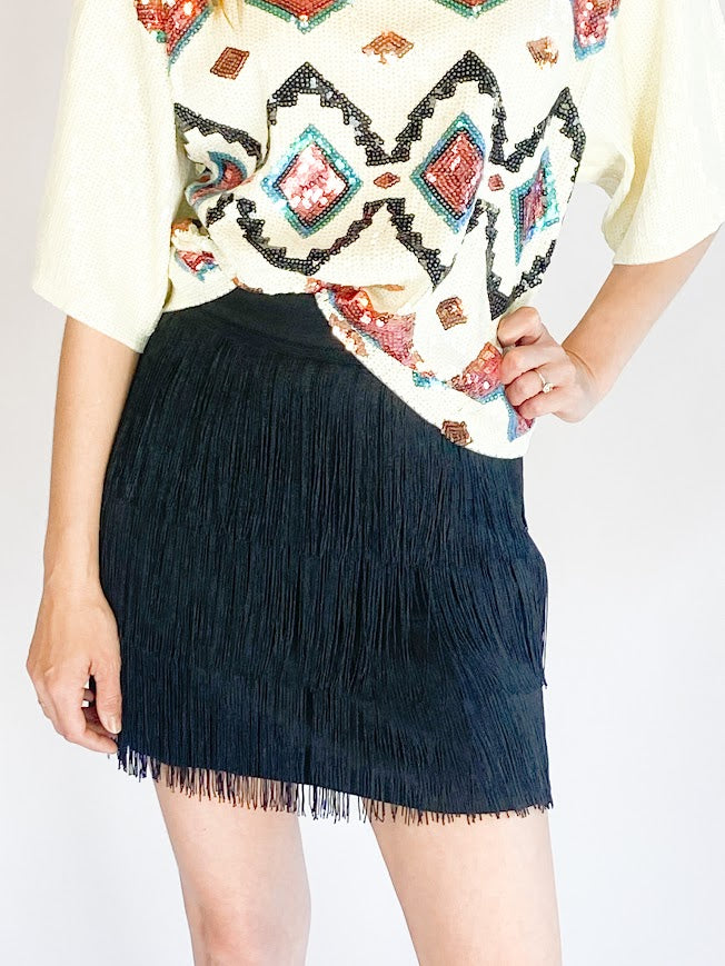 Anna Sequin Top