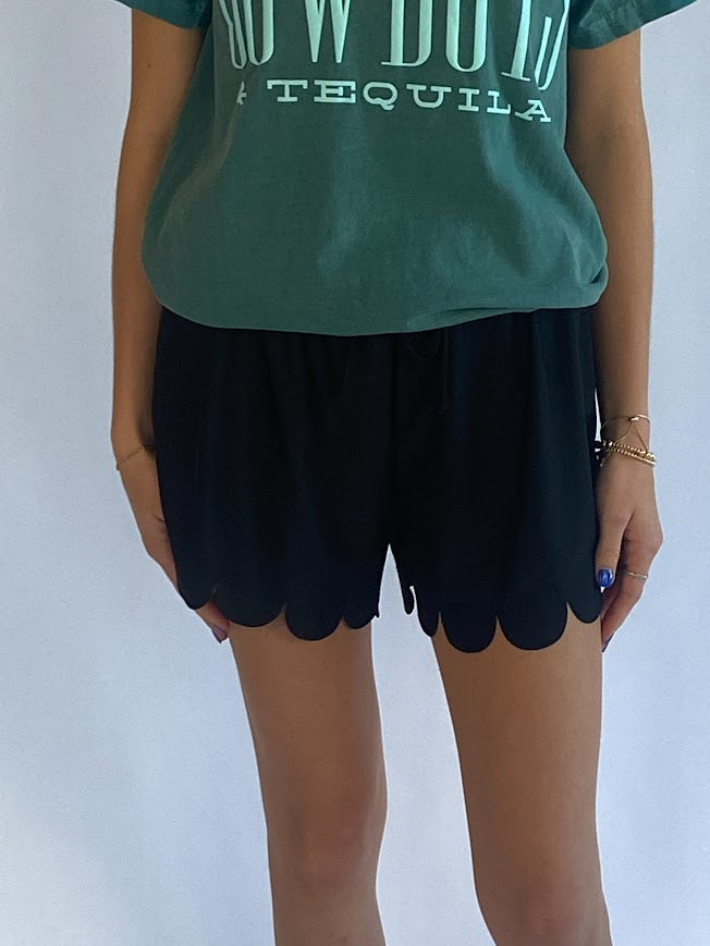 Grace Lynn Scalloped Sport Shorts