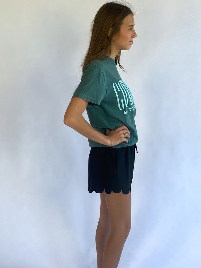 Grace Lynn Scalloped Sport Shorts