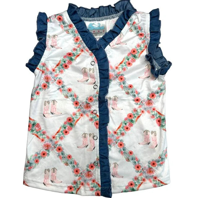 Floral Boot DenimShirt: Shea Baby