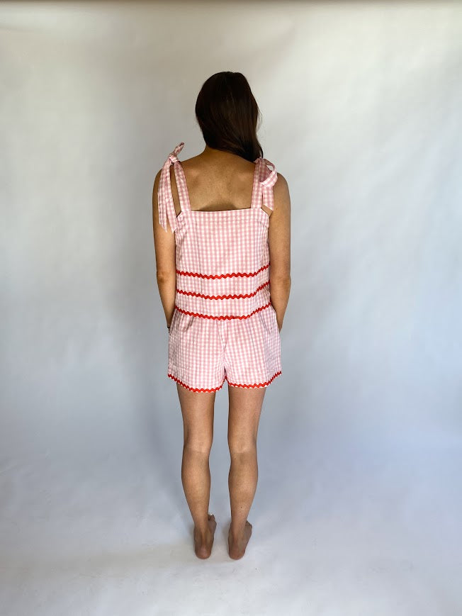Courtney Gingham Top