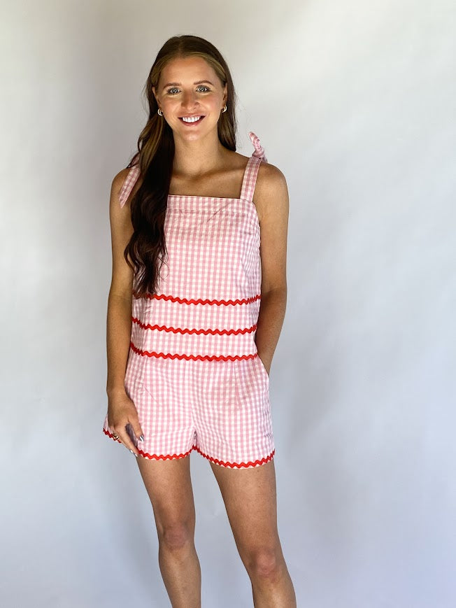 Courtney Gingham Top