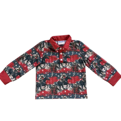 Shea Baby USA Cowboy LS Polo