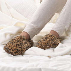 Warmies: Leopard Slippers