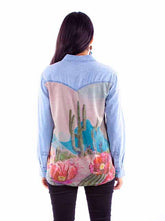 Scully Denim Cactus Pring
