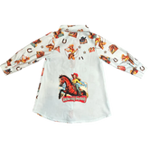 Shea Baby Blue Vintage Cowgirl Dress