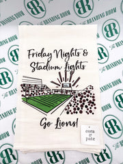 Lockhart Lions Stadium Lights: Graphic Towel