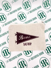 Bastrop Bear Pennant Bag: Accessory Bag