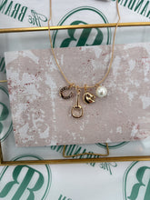 Canva Stevie Equestrian Lucky Charms Necklace in Shiny Gold