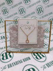Canva Lou ann Pendant Horsebit Necklace