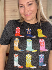 9 Western Boots Tshirt