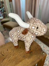 Bull Farm Pal Plush Toy: Brown & White