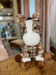 Donkey Farm Pal Plush Toy: Green Aztec