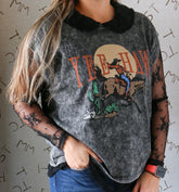 Yee Haw Graphic Cap Sleeve Tee