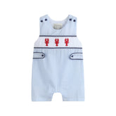 Brock Crawfish Smocked Shortalls