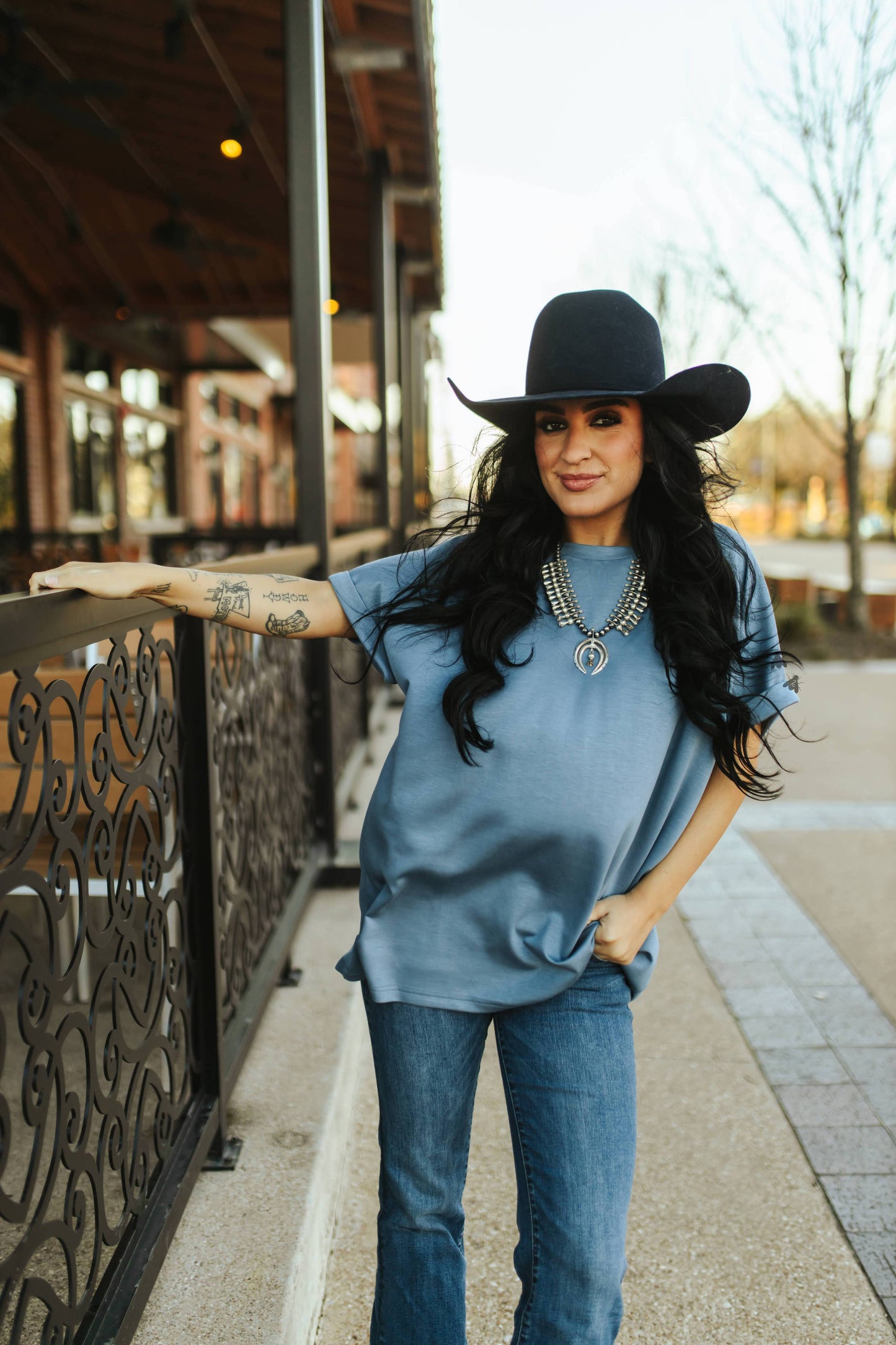 JUNE: CLOUD BASIC MOM CUFF *DENIM