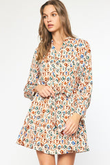 Farrah- Long Sleeve Min Dress
