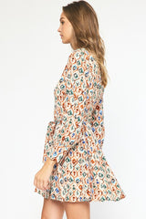 Farrah- Long Sleeve Min Dress