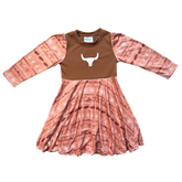 Desert Horizon Graphic Dress