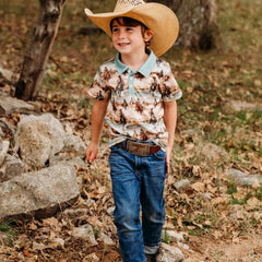 Shea Baby Sunrise Cowboy SS Polo