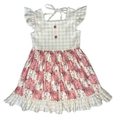 Plaid Bucking Horse Dress: Shea Baby