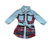 Aztec Denim Dress