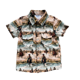 Sunrise Cowboy SS Pearl Snap Shirt