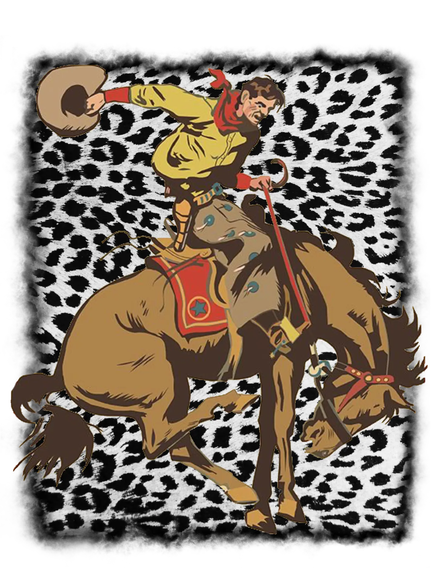 Leopard Bronc Rider