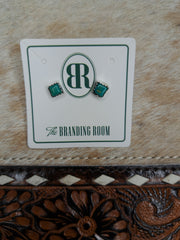 Sterling Silver Turquoise Studs