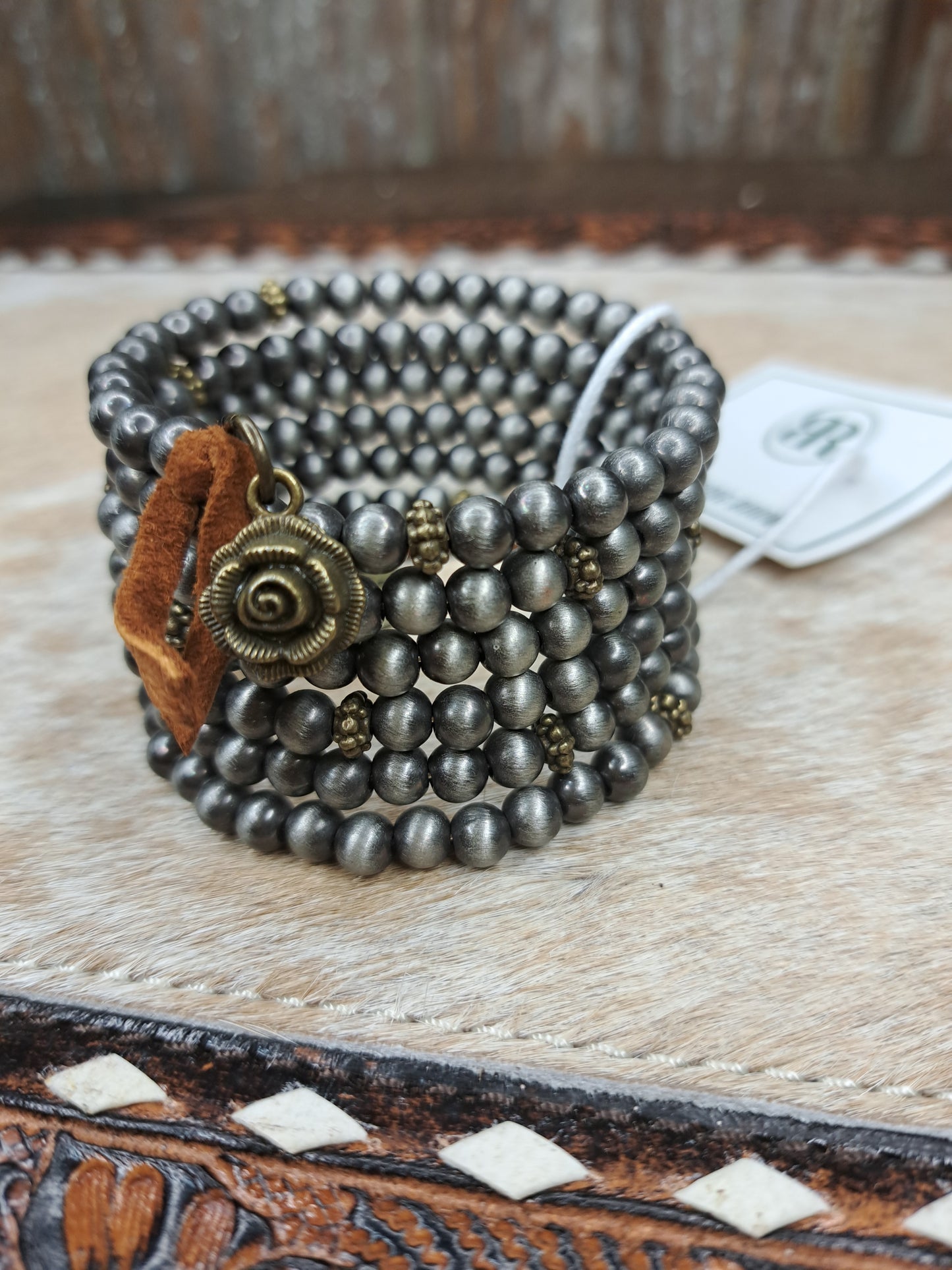 Silver Spiral Cuff Bracelet