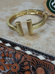 Herringbone "T" Bracelet