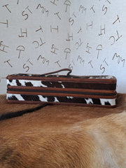 COWHIDE BRACELET JEWELRY CASE 1