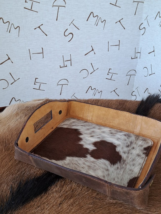 COWHIDE TRAY 2