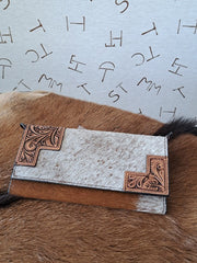 TRI FOLD WALLET WITH  CROSSBODY STRAP 2