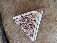 TOOLED LEATHER COIN PURSE 1