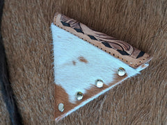 TOOLED LEATHER COIN PURSE 1